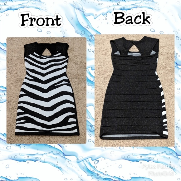 Forever 21 Black & White Mini Dress - Picture 2 of 3